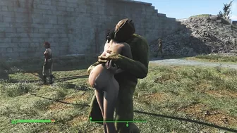 The brunette Alice got pregnant from the brute Strongman | fallout 4 - Anime Porno Games