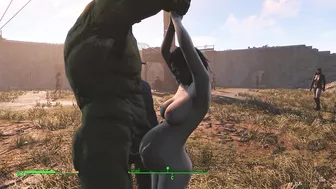 The brunette Alice got pregnant from the brute Strongman | fallout 4 - Anime Porno Games