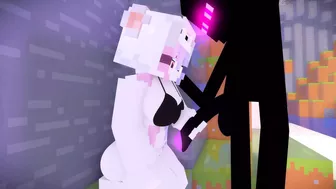 Minecraft porn Girl suck dick Enderman JENNY SEX MOD