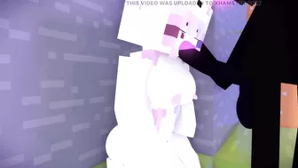 Minecraft porn Girl suck dick Enderman JENNY SEX MOD