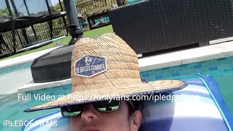 Public outside pool pussy licking till he makes me cum hard!