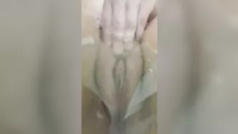 Bath time, playing with my pussy..