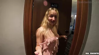 Big Ass Blonde French Teen Gets Fucked Hard By Her Hotel Neighbor For Dior Sneakers !!