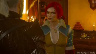 Triss comes home and fucks Geralt Witcher 3 Happy Ending