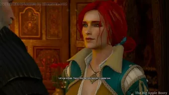 Triss comes home and fucks Geralt Witcher 3 Happy Ending