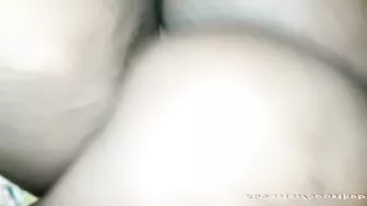 Kenyan Swahili Sharon fucks huge BBC and deep throat in midnight in