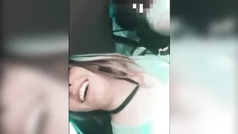 I suck horny cock in the car