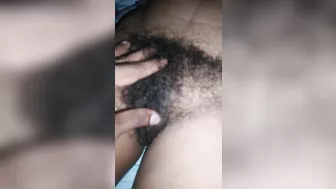 My wife's hairy pussy