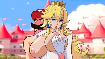 The Super Mario Bros Movie - Princess Peach and Mario Bros Have Sex Until He Cums Inside