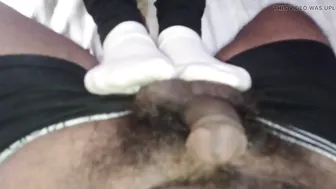 Sri Lanka Wife footjob