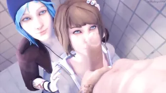 Life Is Strange Sluts Double Suck In The Bathroom