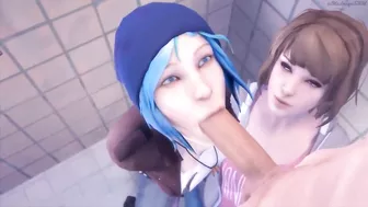 Life Is Strange Sluts Double Suck In The Bathroom