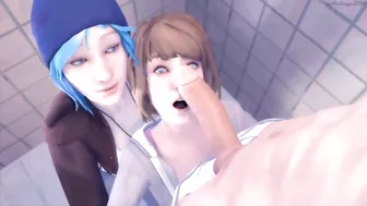 Life Is Strange Sluts Double Suck In The Bathroom