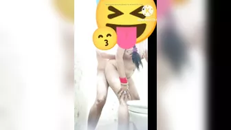 My ex girlfriend sex toylet dogy style