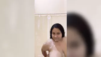 A sweet showering with me and my boobs