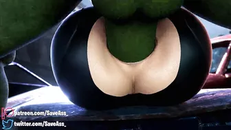 Hulk fucking Natasha's delicious round ass - 3D HENTAI UNCENSORED (Huge Monster Cock Anal, Rough Anal) by SaveAss