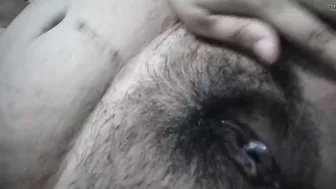 Dark wet pussy