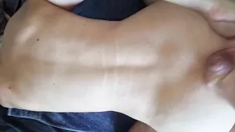 Giant cumshot for perfect body teen