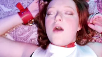 Red Head gets cum load fucked deep inside