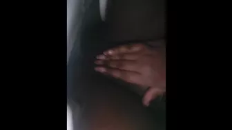 Rubbing my pussy after my friend fucked me