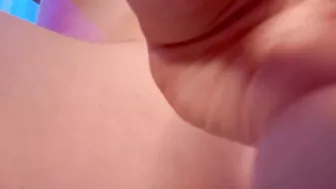 masturbation girl with dildo close up