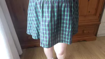 wife playing Naughty school girl