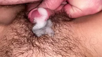 Hot milf with hairy pussy fucked with cumshot