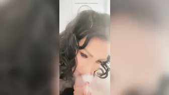 Nicole DuPapillon UK's Longest Labia - Smoking A Big Cock