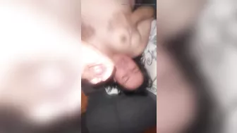 homemade threesome cumshot on tits