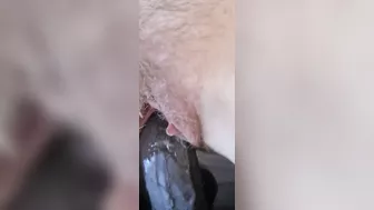 Wet hairy milf pussy.