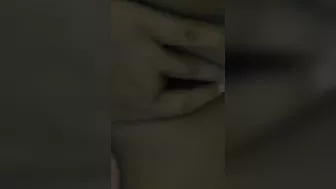 Beautiful collage girl fingering at washrooms