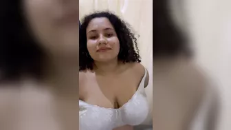 Sweet shower with me and my bid tits