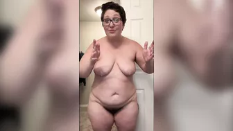 Sexy BBW Sings Song For You Naked