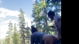 Outdoor gone hiking to get fucking near a waterfall +pov