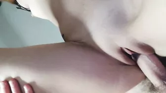 Close up from below, leisurely, classic sex, real video