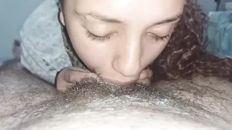 shoving my mouth deep on the bastard's cock, in an extremely deep throat,he fills my throat with cum