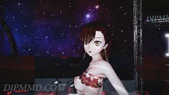 MMD R18 Misaka Ver5.6 - Twice - I Can't Stop Me Beach Stage 1296