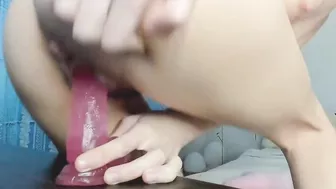 creamy fucking dildo pussy orgasm