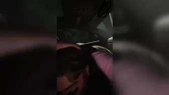 Getting Head from girlfriend's friend in the parking lot