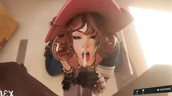 Overwatch ashe blowjob of infinite time