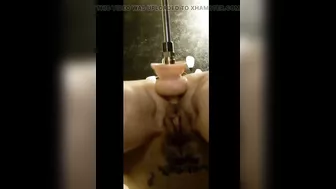 Squirting Anal Sex Fuck Machine CU Cum