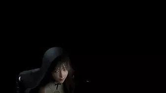 Private Dance In Semi-Darkness From Korean Beauty - In Sexy Nun Costume (3D HENTAI)