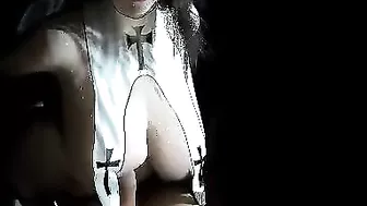 Private Dance In Semi-Darkness From Korean Beauty - In Sexy Nun Costume (3D HENTAI)