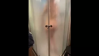 Shower after a long hard day of fucking