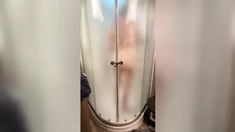 Shower after a long hard day of fucking