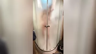 Shower after a long hard day of fucking