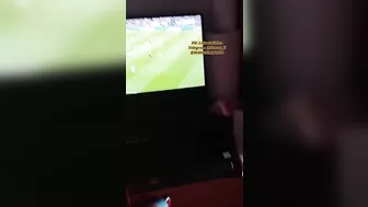 Submissive Real Girlfriend, used while Watching Real Madrid Vs Man City Game. PAWG Amateur Slave