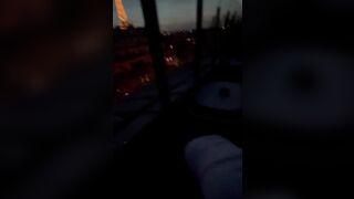 Rooftop Blowjob Near The Eiffel Tower