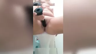 Home video, exhibitionism, dildo masturbation