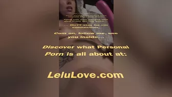 Babe teasing you from YOUR bed masturbates with vibrator filthy JOI to standing hard orgasm in the mirror - Lelu Love